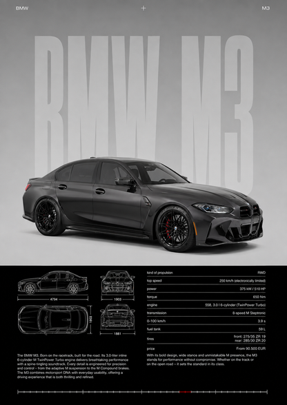 Affiche BMW M3