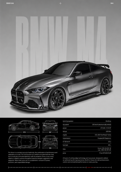 Affiche BMW M4