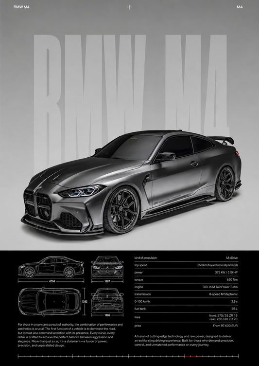 Affiche BMW M4
