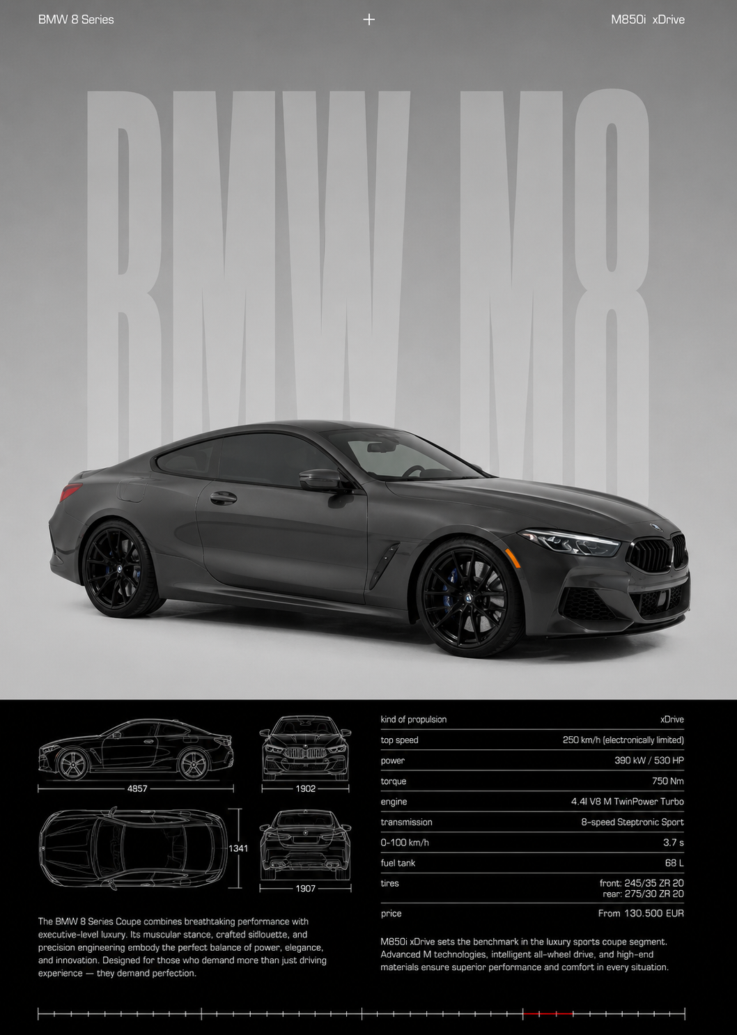 Affiche BMW M8
