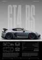 Affiche Porsche 911 GT4-RS