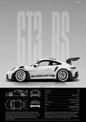 Affiche Porsche 911 GT3-RS