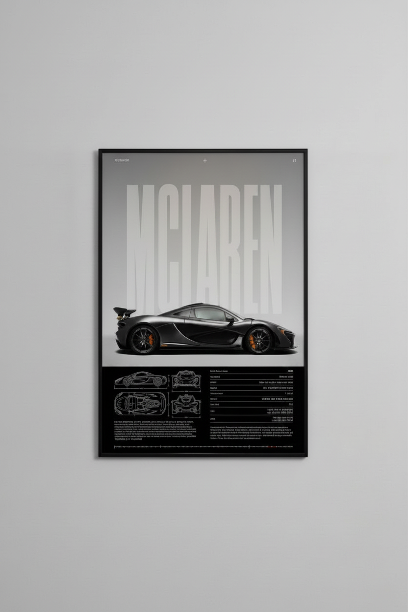 Affiche McLaren P1