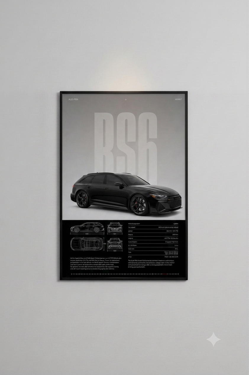 Affiche Audi RS6