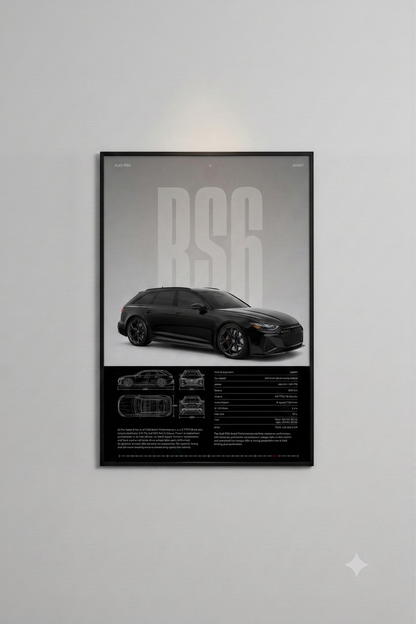 Affiche Audi RS6