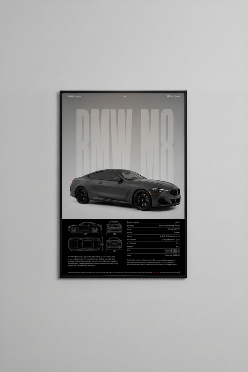 Affiche BMW M8