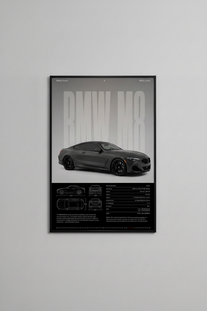 Affiche BMW M8